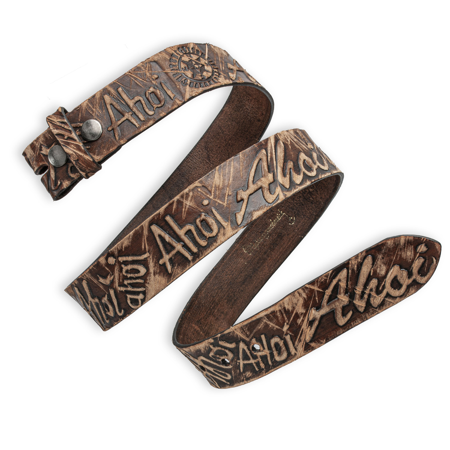 Braun vintage, geschliffen