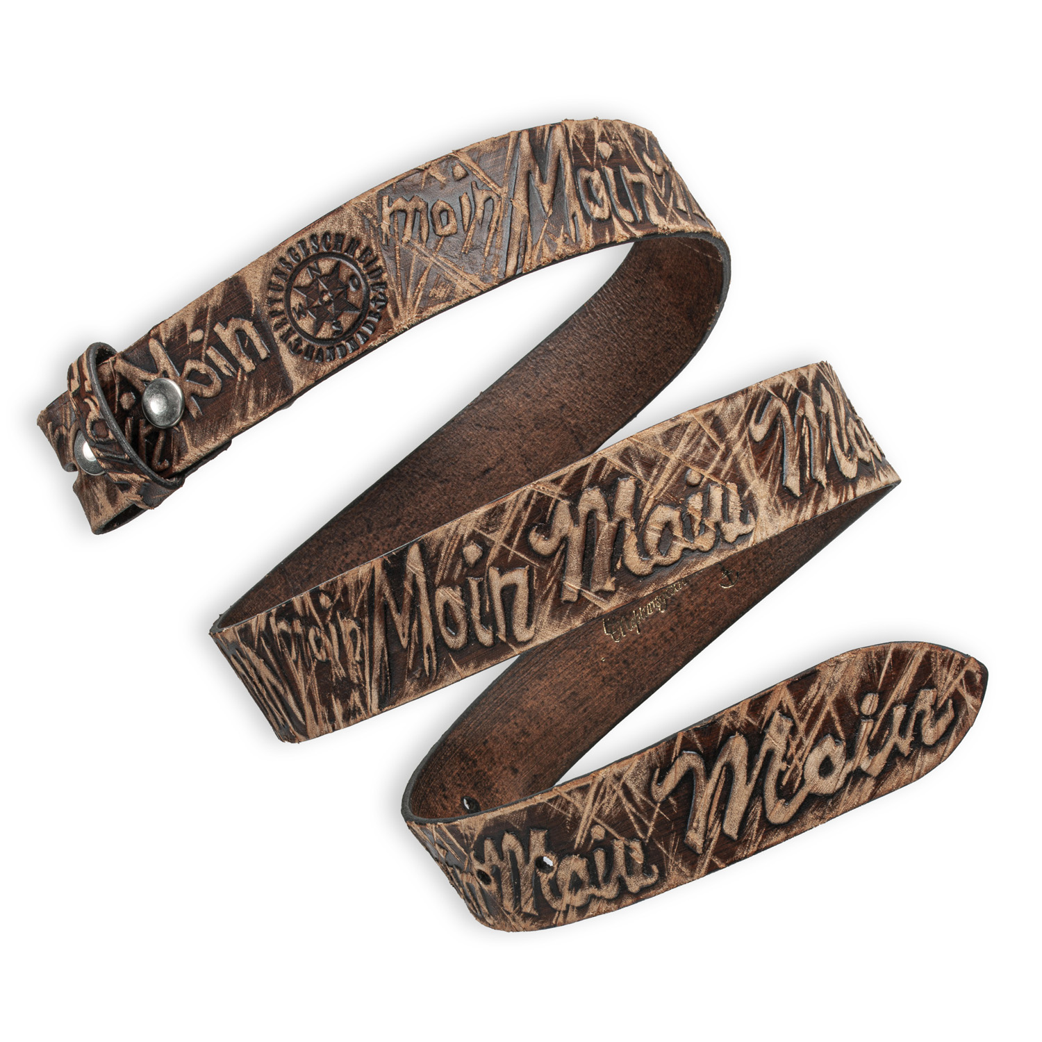 Braun vintage, geschliffen