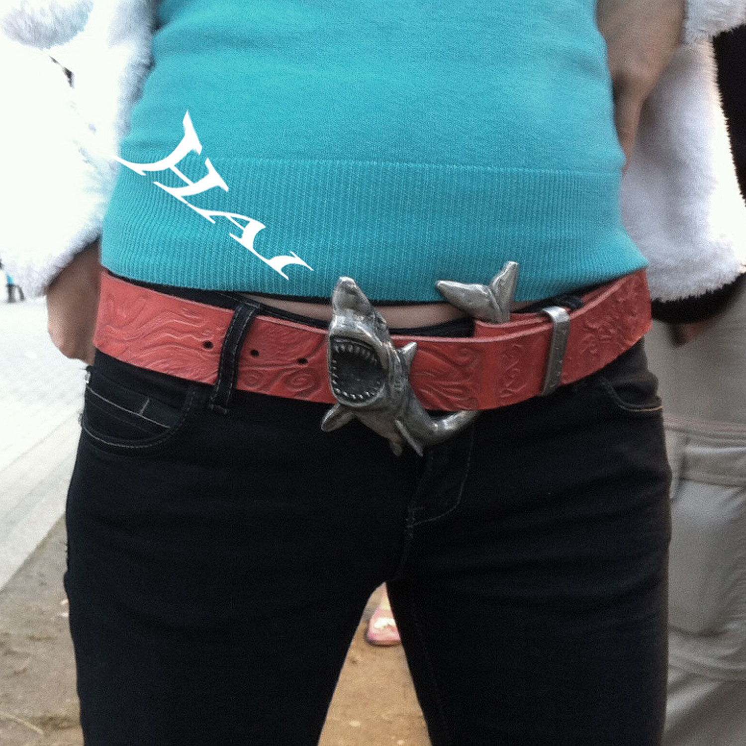 Deber pulgar Fraseología Hebilla de cinturón de tiburón - hecha a mano por Neptune Jewels