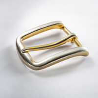 Railing model, 5,5 x 5 cm. Gold-plated, electroplating containing gold.