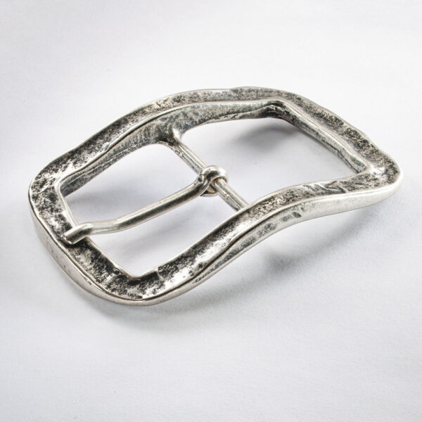 Plain buckle tide of Neptune jewelry. Old silver, silver plated. Dimensions approx. 9 x 5 cm.