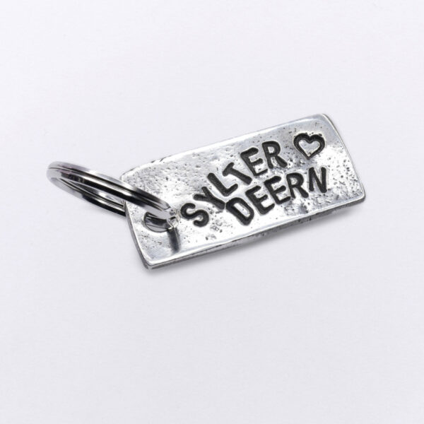 Key ring: Sylter Deern with additional heart embossing from Neptune jewelry.