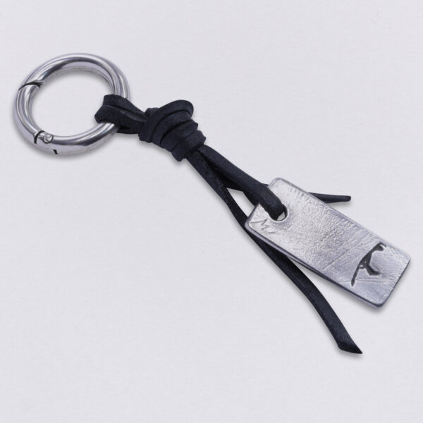 Gebamsel® Anhänger Insel Sylt klein, von Neptunsgeschmeide. Taschen- oder Schlüsselanhänger mit Karabinerhaken klein.